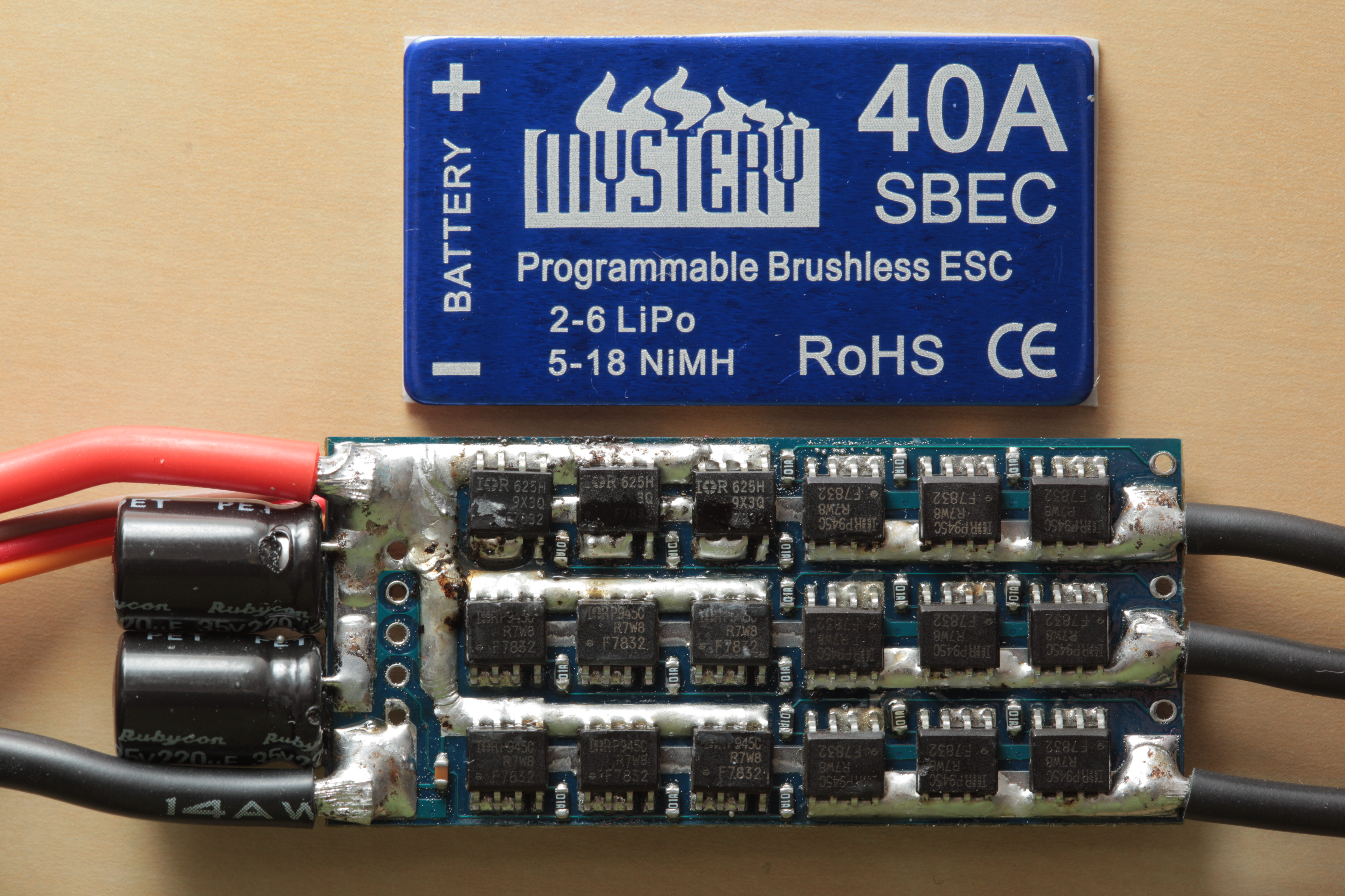 40A BlueSeries (mystery) ESC schematic and I2C/TWI mod - RC Groups